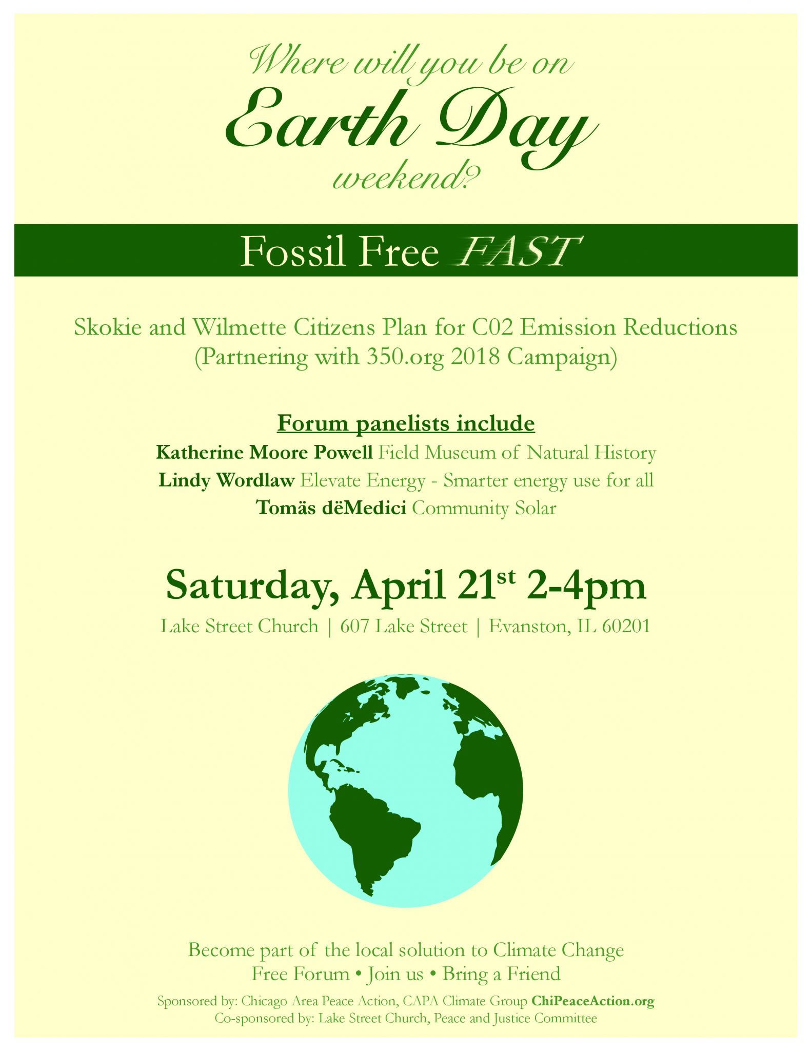CAPA Earth Day 2018 Flyer