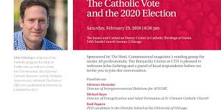 The Catholic Vote and the 2020 Election