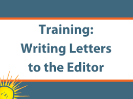 Writing Letters to the Editor