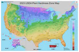 USDA 2023 Plant Hardiness Map